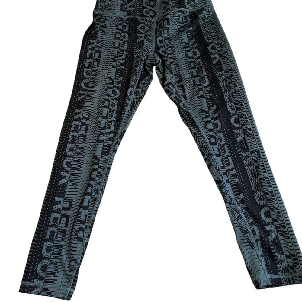 Reebok Kids Gray Patterned Leggings